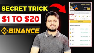 Daily Earn 20 From Binance Secret Trick  Binance Mobile Trading For Beginners binance [upl. by Aicilav]