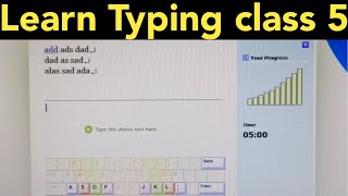 learn typing master class 5 [upl. by Fritts]