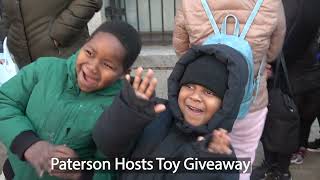 Paterson Hosts Toy Giveaway [upl. by Sinclare]