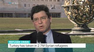 Interview with UN Special Rapporteur for Migrants Francois Crepeau on refugee crisis [upl. by Nappy]