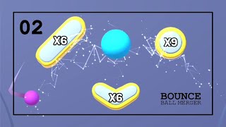 Bounce Ball Merger  Gameplay e02  Level 610 [upl. by Phillips]