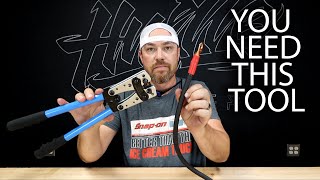 You Need This Tool  Episode 129  Battery Cable Lug Crimping Tool [upl. by Gilliette]