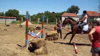 Konjicki klub Nonius  trening preponsko jahanje  deo 1 [upl. by Sabsay]