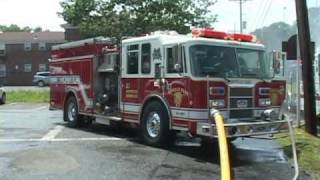 Roselle Parknj Fire Department  Rescue 1 Wetdown 71710 [upl. by Aura879]