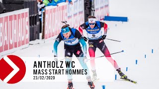 MASS START HOMMES  ANTHOLZ WC 2020 [upl. by Lehacim]