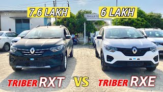 Triber Rxt vs Triber Rxe 2024  RXE vs RXE  Renault Triber rxe vs rxl [upl. by Elletnahc]