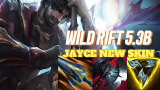 WILD RIFT Jayce Mid  New Skin 53B OP BUILD RUNES  Challenger Rank Gameplay [upl. by Aneeuqal]