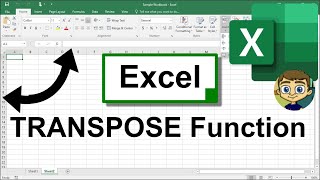 The Excel TRANSPOSE Function [upl. by Collie128]