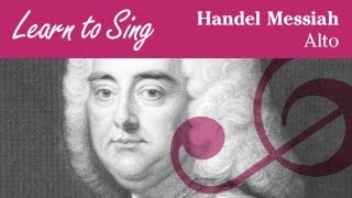 Handel Messiah Alto Part [upl. by Ybroc]