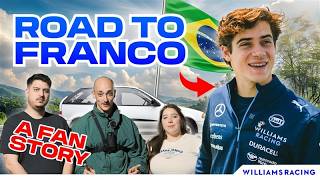 ROAD TO FRANCO  From Argentina to Brazil to meet Franco Colapinto ft Alex Pelao  Williams Racing [upl. by Chasse]