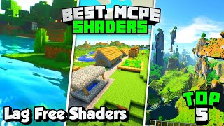 Top 5 Shaders Minecraft Pe🌿 BSNL COMPALMENTARY ULTRA ETC [upl. by Yecac]