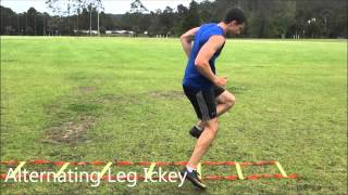 Ladder Drills  Ickey shuffle progressions [upl. by Ten]