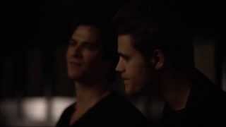 TVD Damon and Stefan quotDeal Dealquot and hug [upl. by Anuahsat]