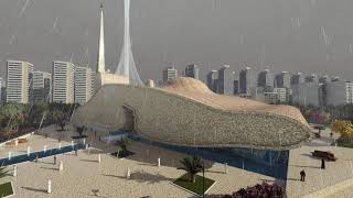 The Name Of Allah  الله   Dubai Creek Harbour Mosque Competition [upl. by Ikila]