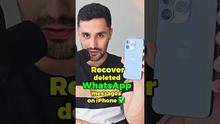 Recover Deleted WhatsApp Messages on iPhone 📲 from iCloud [upl. by Enautna]