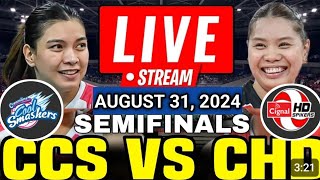 CREAMLINE VS CIGNAL LIVE 🔴 TODAY SEMIFINALS  AUGUST 31 2024  PVL REIGNFORCE CONFERENCE 2024 [upl. by Nidroj456]