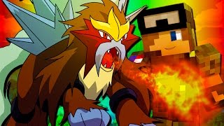 Pixelmon  THE LEGENDARY ENTEI Minecraft Pokemon Mod [upl. by Dina]