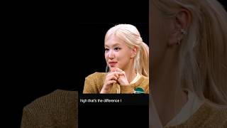 Rosé shows the difference between chest voice and head voicerosé rose blackpink [upl. by Everett]