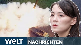 NORDKOREA Eskalation nach Zwischenfall Kim Yo Jong warnt Südkorea vor quotKatastrophequot  WELT STREAM [upl. by Kippie]