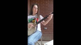 Greasy Coat clawhammer banjo front porch [upl. by Rozele641]