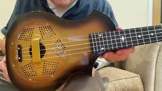 Beltona 5string Tenor resonator ukulele [upl. by Nalo]