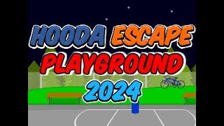 Hooda Escape Playground 2024  Walkthrough  Hints  Cheats [upl. by Ecnerrot]