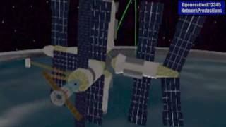 Mir Space Station Deorbit Animation [upl. by Grey]