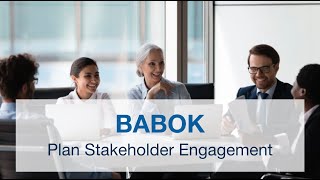 Stakeholder engagement approach  BABOK [upl. by Simara]