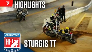 American Flat Track at Sturgis TT 81124  Highlights [upl. by Septima]