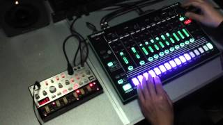 Roland AIRA TR8KORG Volca Bass Techno Pop or House [upl. by Eirrod]