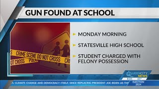 Student charged with having gun at Statesville High School [upl. by Uyekawa862]