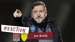 Jon Brady reflects on the Bristol Street Motors Trophy tie with Burton Albion [upl. by Ydnas]