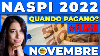 pagamenti naspi novembre 2022 💰 quando arrivano shorts [upl. by Ydur]