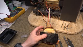 Kenwood KA 9100 Part 2  Transformer Repair amp Test [upl. by Yenaled56]