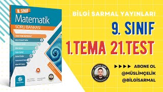 Bilgi Sarmal 9 Sınıf Matematik  1 Tema 21 Test [upl. by Anawek691]