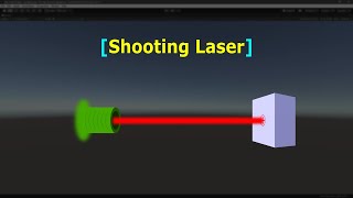 Shooting Laser using Raycast and LineRenderer  Unity Game Engine [upl. by Melia]