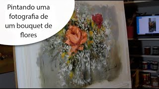 Pintando uma fotografia de um bouquet de flores [upl. by Yekcor848]