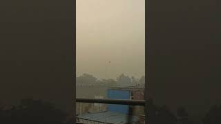 Winter Begins Delhi Fog layer [upl. by Ahsilad]