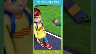 Mary Had A Litte Lamb  English Nursery Rhymes animation shortsfeed shorts kidscartoon cartoon [upl. by Lekim]