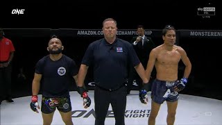 FULL FIGHT  JOHN LINEKER VS ASA TEN POW  ONE 168 [upl. by Towland]