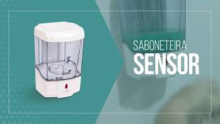 Saboneteira Sensor Biovis [upl. by Serolod]