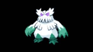 Pokemon Cries  460 Abomasnow [upl. by Ellimac]