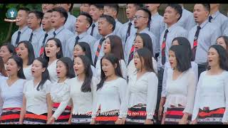 Beautiful Choir From NorthEast India  Onward and Upward by Makhen Choir [upl. by Leehar191]