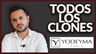 YODEYMA LISTADO COMPLETO 2022  45 EQUIVALENCIAS  PERFUMES MASCULINOS  todos los clones en 1 video [upl. by Aiekram]