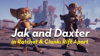 Jak and Daxter in Ratchet amp Clank Rift Apart PS5  4K UHD [upl. by Drarehs]