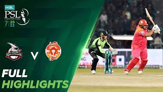 Full Highlights  Lahore Qalandars vs Islamabad United  Match 33  HBL PSL 7  ML2T [upl. by Aoniak]