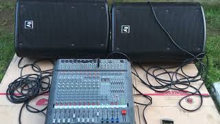 Dynacord PowerMate 10002 and EV ZX5 outdoor listening session [upl. by Ateekram316]