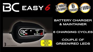 BC Easy 6  12V 09A Battery Charger [upl. by Aisul]