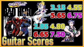 GITADORA GuitarFreaks BAD HERO  Guitar amp Bass Scores [upl. by Rowe]