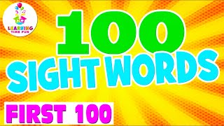 100 SIGHT WORDS for KIDS  Learn Sight Words Fry Words List [upl. by Steinke]